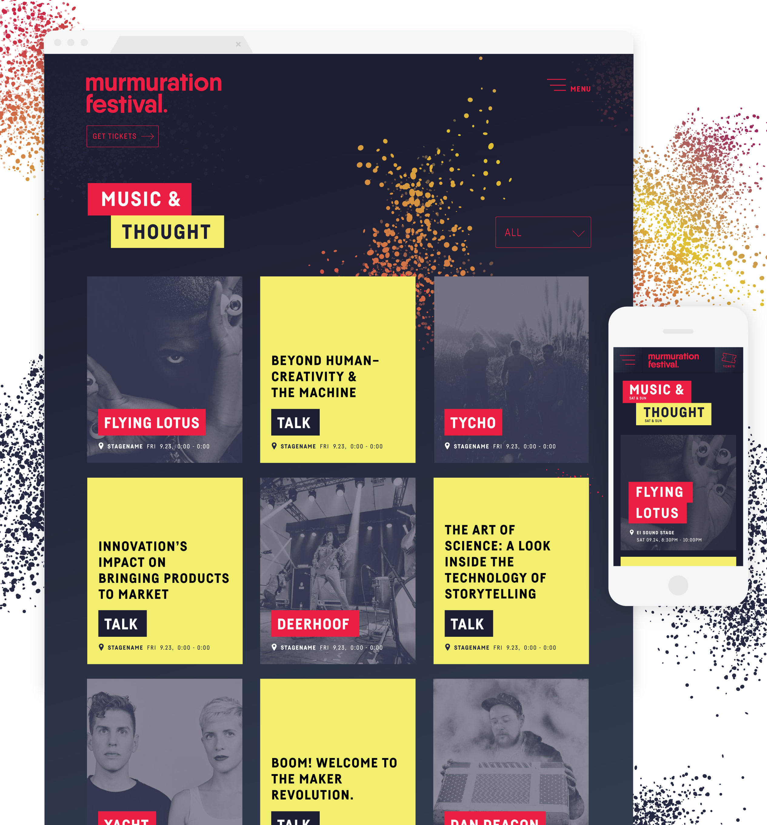 Best Festival Web Design